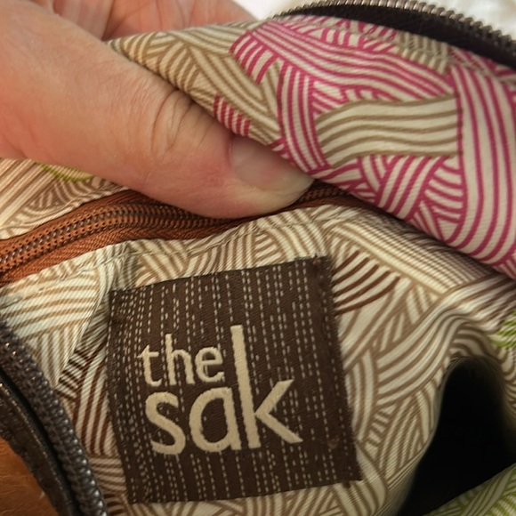 THE SAK LEATHER ANIMAL PRINT LEATHER CROSSBODY BAG - Picture 6 of 12